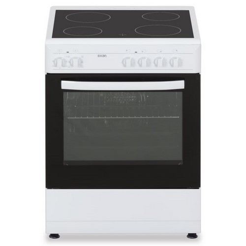 COCINA SVAN SKV4600 BLANCA VITRO+HORNO ELECTRICO